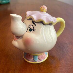 Disney Mrs. Potts Beauty & The Beast  Ceramic Figurine